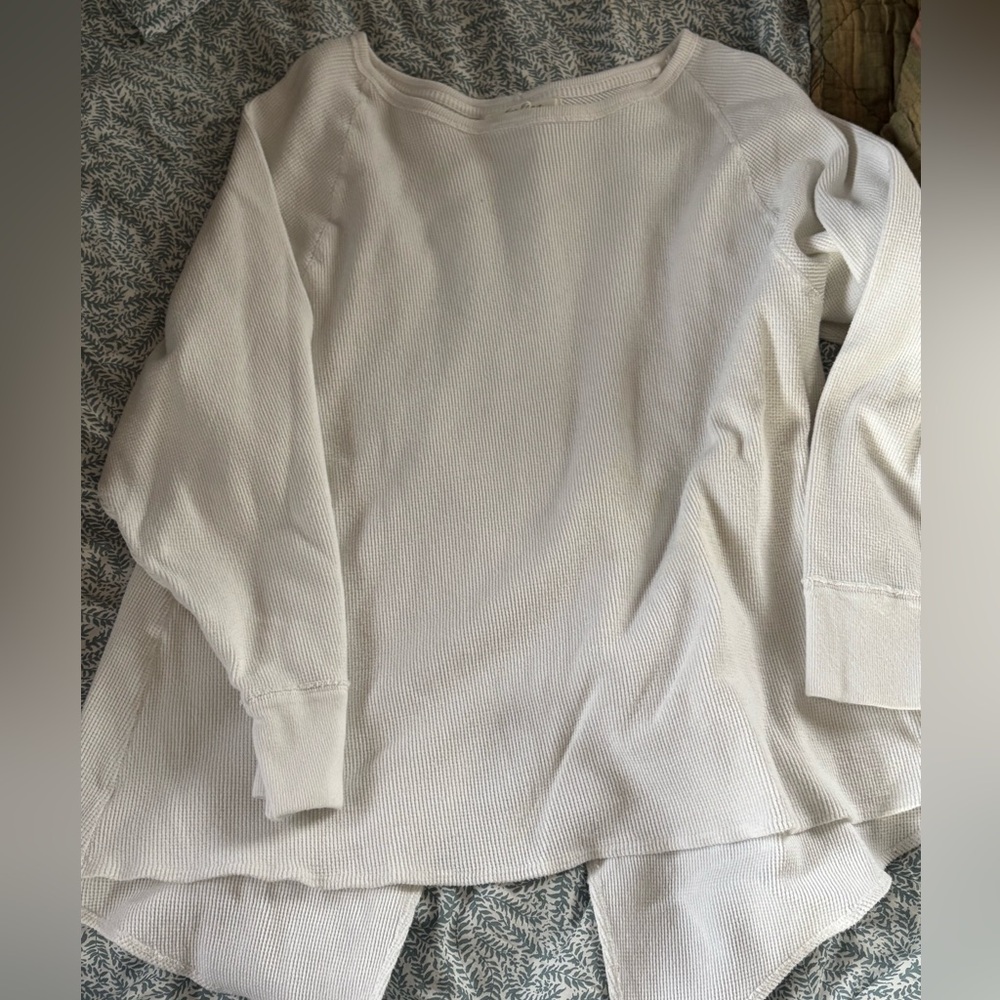 We The Free thermal white layering shirt